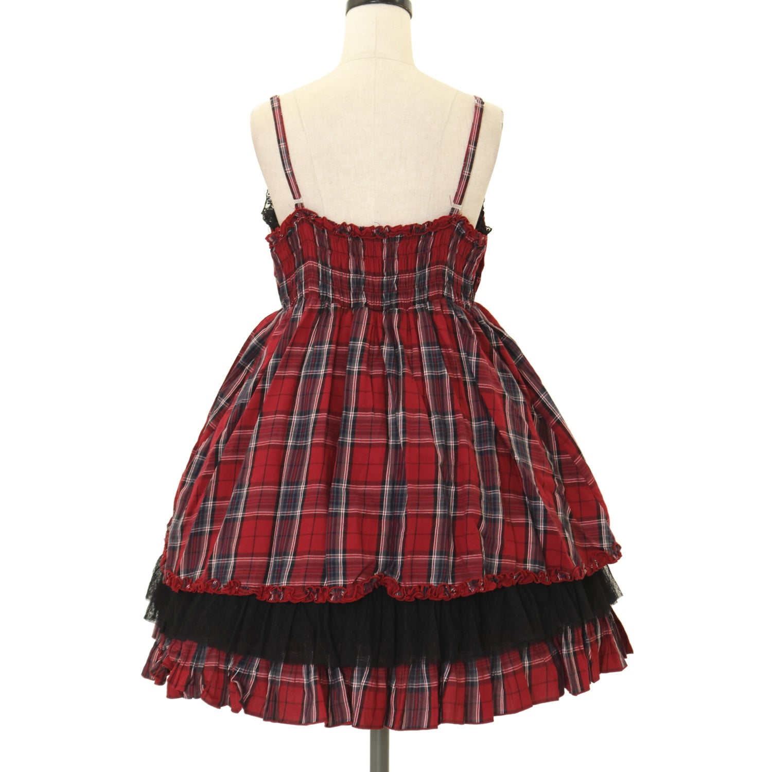 USED】チェックフリル重ねワンピ | PUTUMAYO | ロリータ ゴスロリ