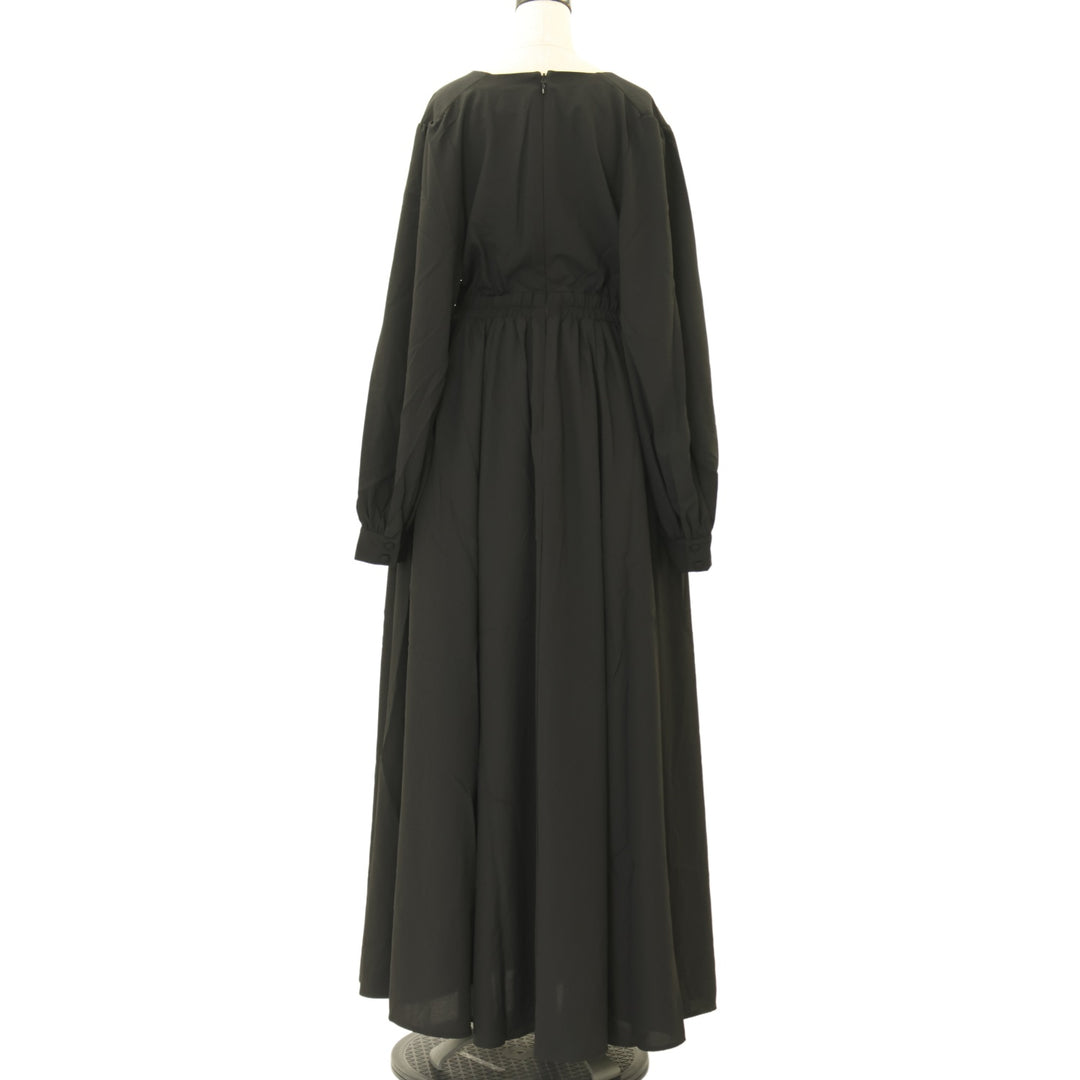 USED】【La Femme en Noir/Mサイズ】カシュクールロングワンピース