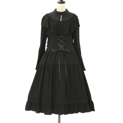 USED】ミセス・ハロウィンアップルの奇妙な晩餐会柄ジャンパースカート