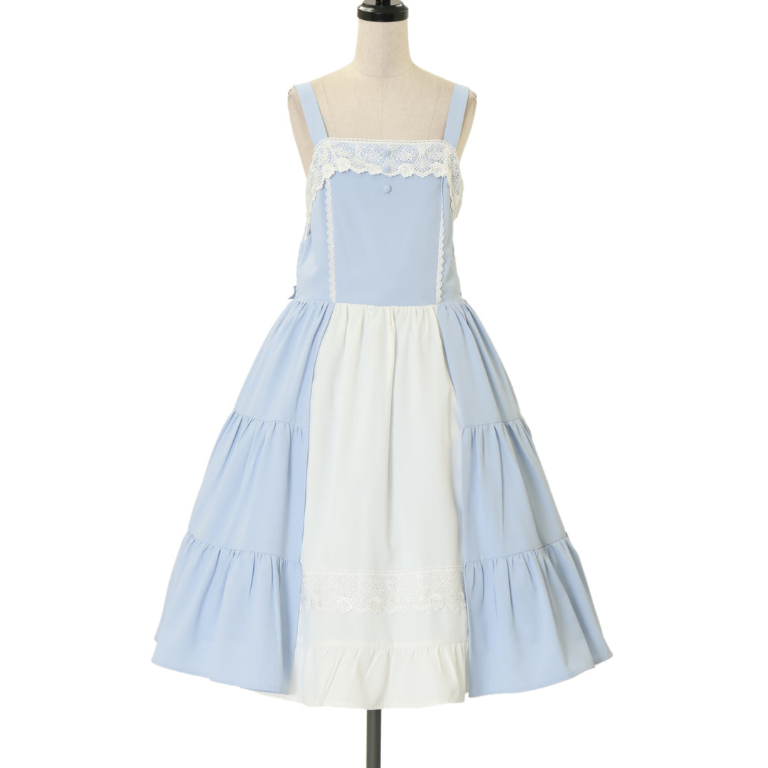 axes femme chalmiere ジャンパースカート　ロリィタ USED】【axes femme kawaii/Mサイズ】プランタンジャンパースカート