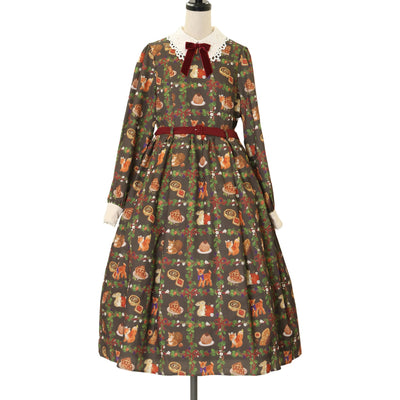 USED】【axes femme kawaii/Mサイズ】カフェジャンパースカート