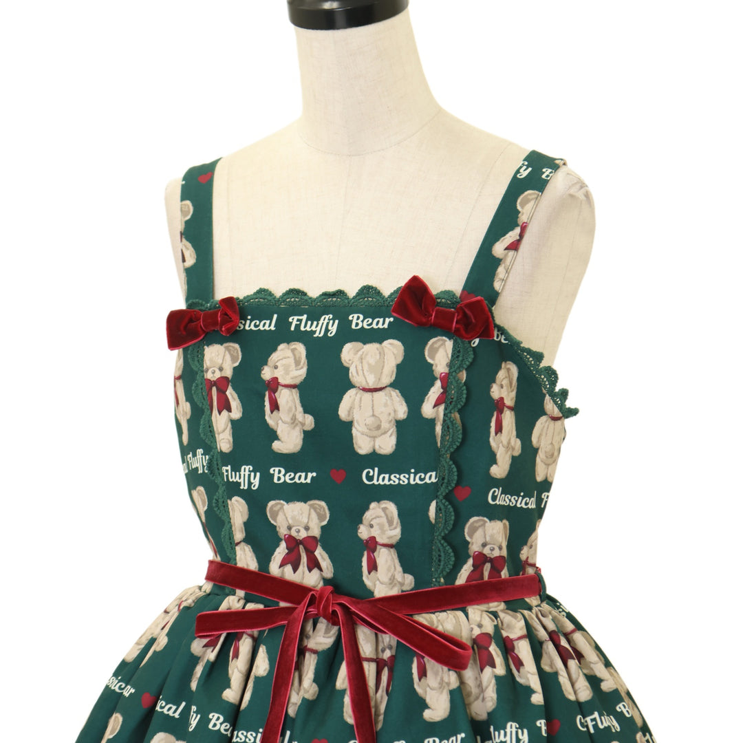 USED】【axes femme kawaii/Mサイズ】フラッフィベアジャンスカ