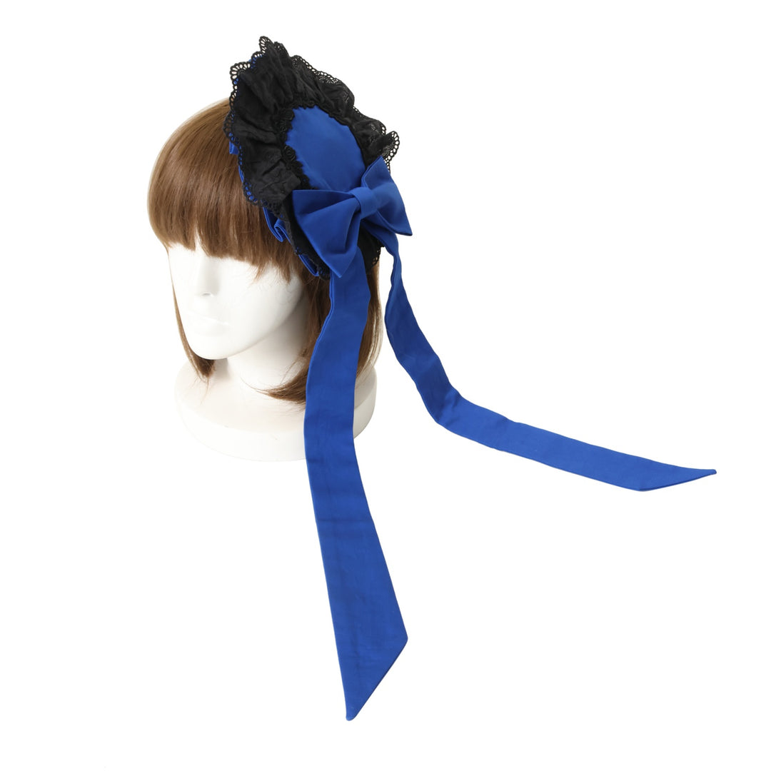 USED】Gardeniaヘッドドレス（blue × black） | Moi-même-Moitié