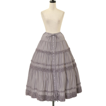 USED】ハイウエストバッスルロングスカート | Victorian Maiden