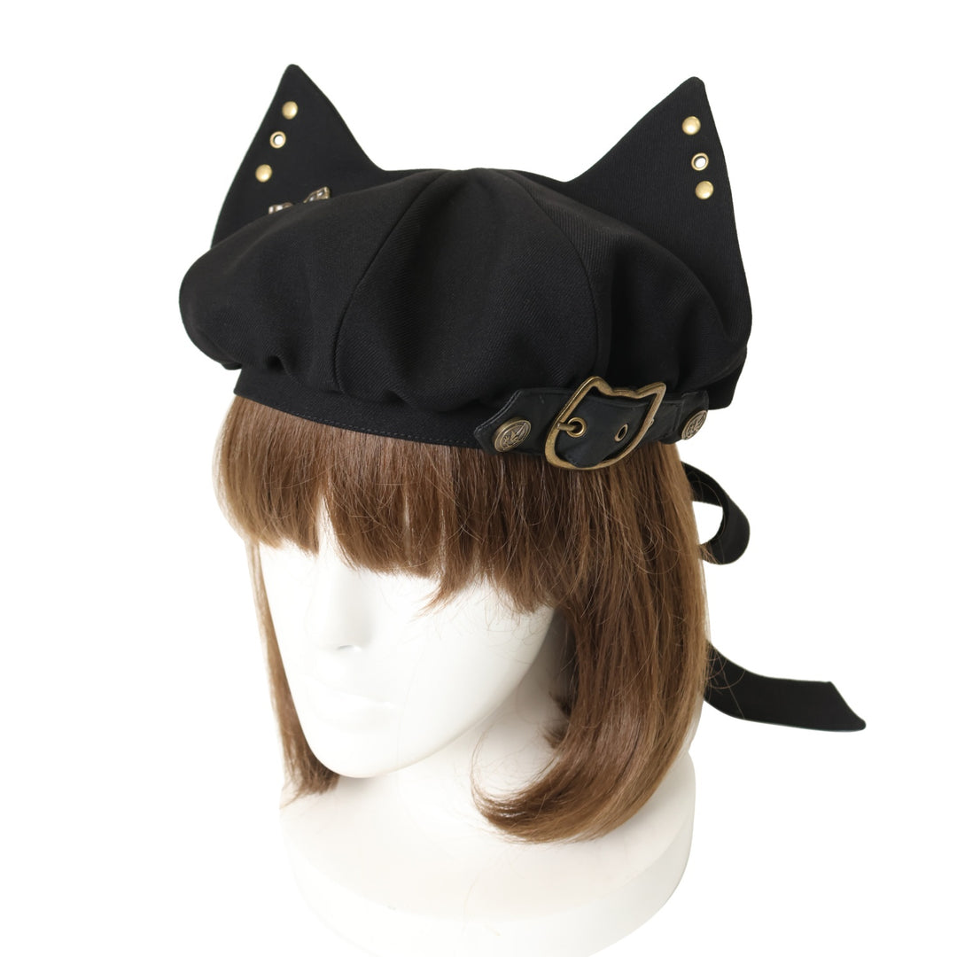 USED】猫とまどろむ日々 猫耳ベレー | 星箱Works Wunderwelt Online
