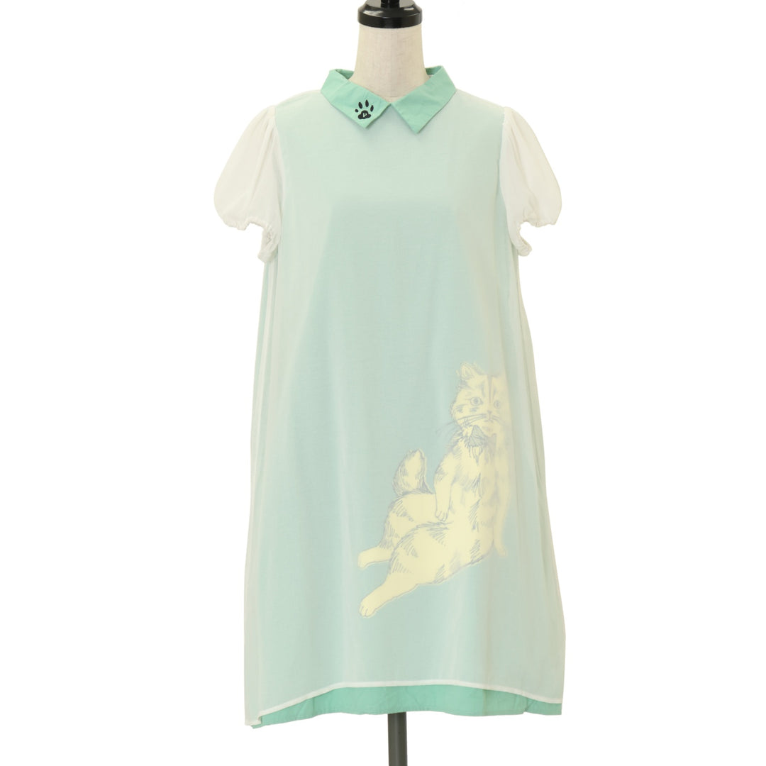 USED】シフォン重ねネコワンピ | PUTUMAYO Wunderwelt Online Shop 