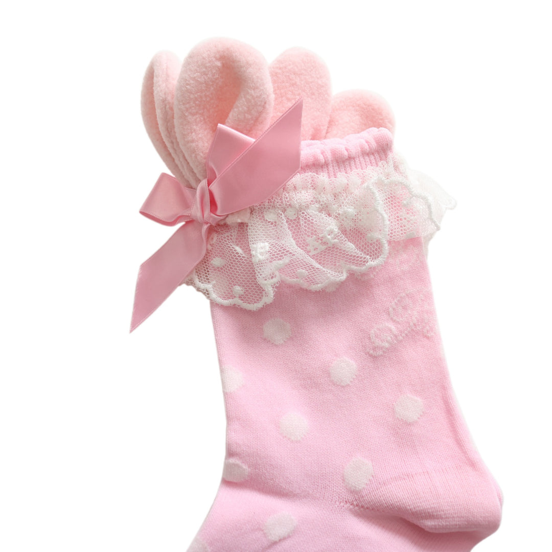 USED】Bunnyドットクルー丈ソックス | Angelic Pretty Wunderwelt