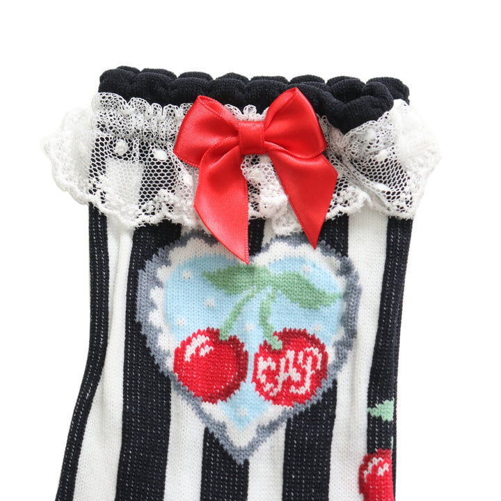 USED】Cherry Stampクルー丈ソックス | Angelic Pretty | ロリータ