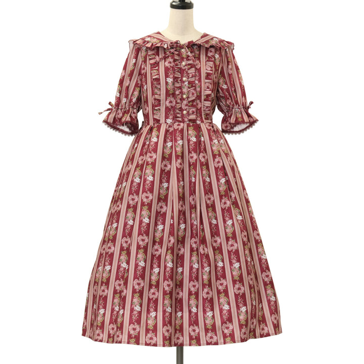 USED】【axes femme kawaii/Mサイズ】RosyBear柄ワンピース