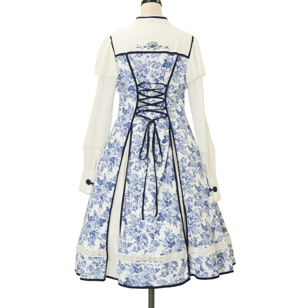 USED】【Mサイズ】青華磁 ロングワンピース | 星箱Works | ロリータ