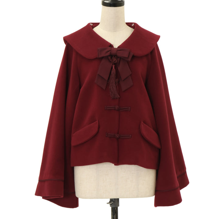 ALGONQUINS アウター　コート　　ポンチョ　うさみみ USED】お月見うさぎのポンチョ風コート | Amavel Wunderwelt Online