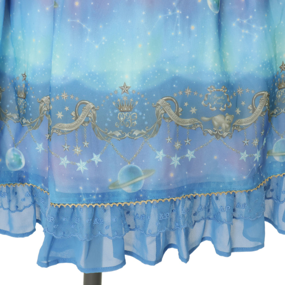 星座が導くオーロラの夢ワンピース USED】星座が導くオーロラの夢Dress | Angelic Pretty Wunderwelt