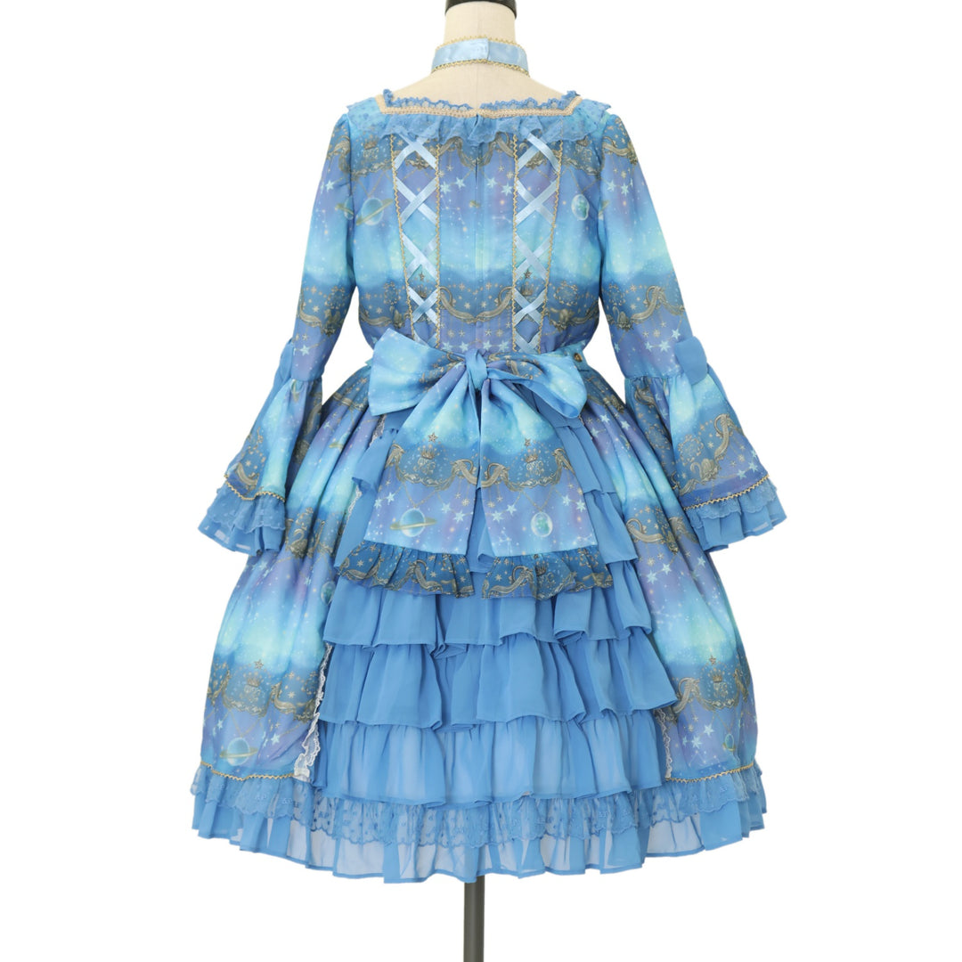 星座が導くオーロラの夢ワンピース USED】星座が導くオーロラの夢Dress | Angelic Pretty Wunderwelt
