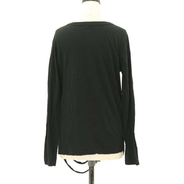 USED】【PEACE NOW/Mサイズ】ダメージ加工アシメカーディガン | BLACK