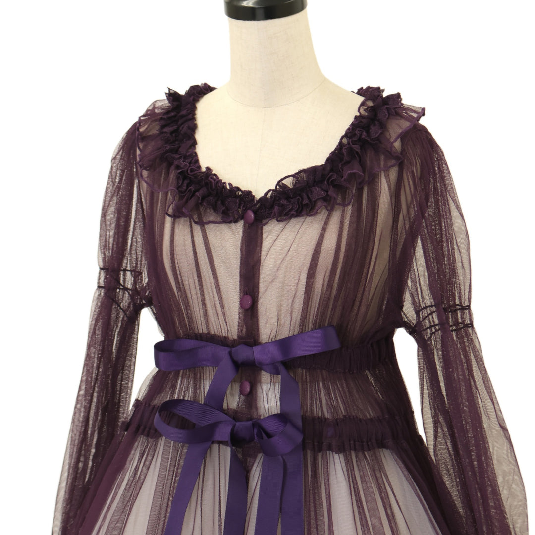 USED】【Vallée lys】Nocturne Tulle Cardigan | ATELIER-PIERROT