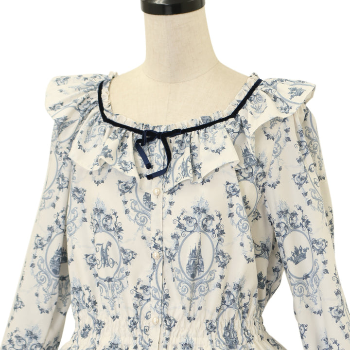 USED】【Mサイズ】「青木美沙子×Melody BasKet」Rose Princessブラウス