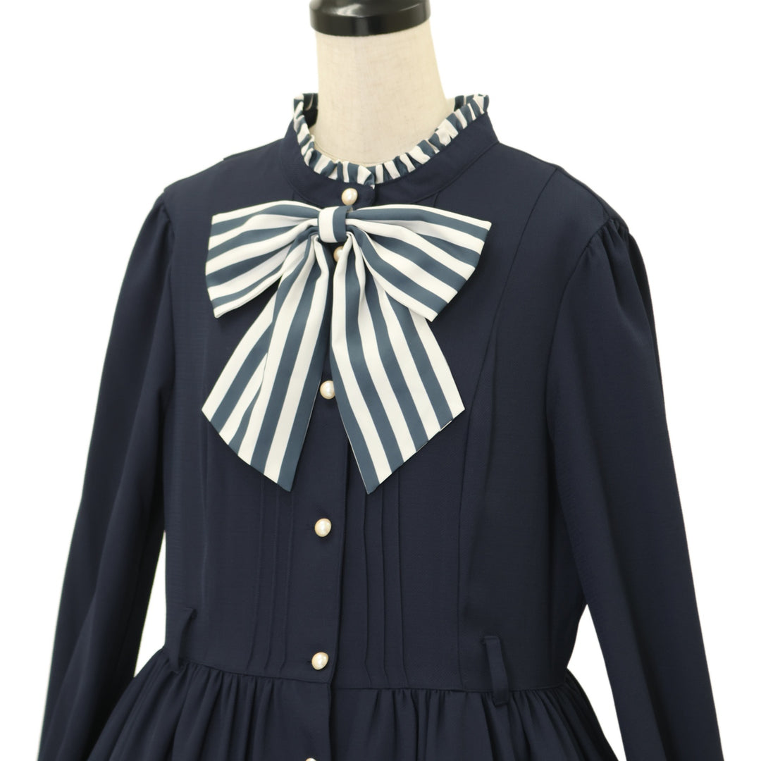 USED】【Lサイズ】「深澤翠×Melody BasKet」ストライプマドモアゼル