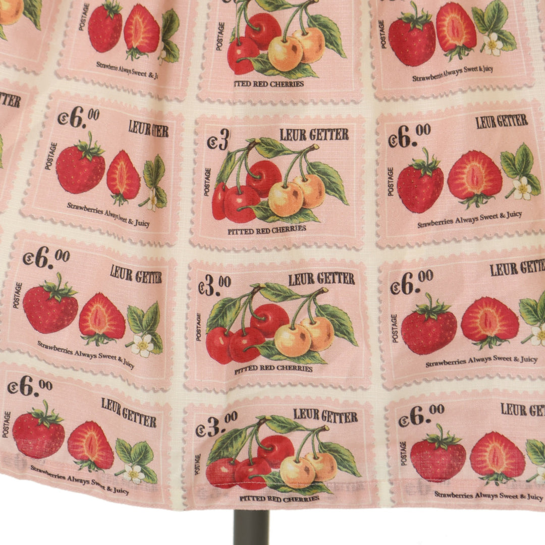 USED】『Frech Fruit Stamp』袖付ワンピース | Leur Getter Wunderwelt