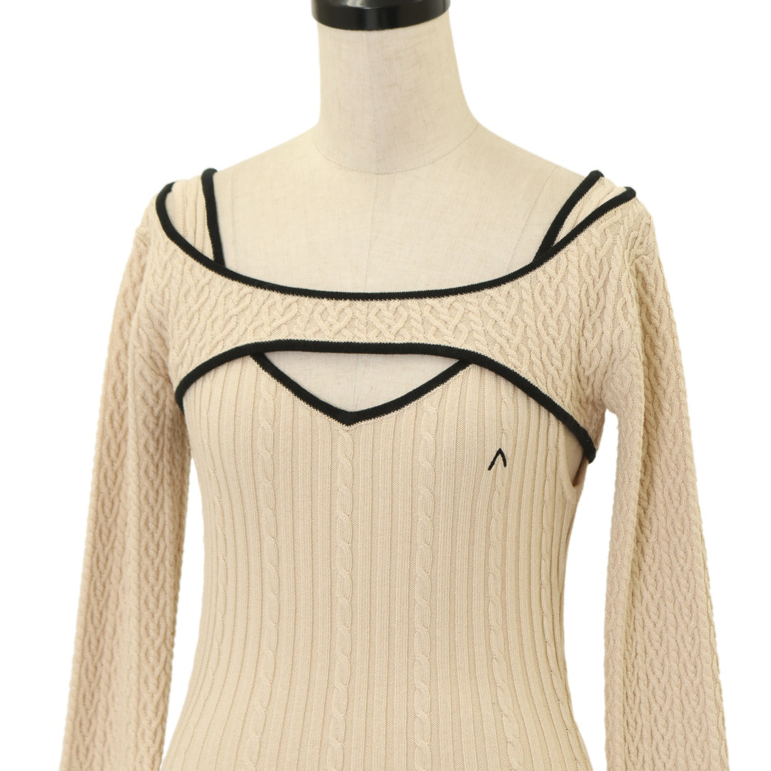 USED】Nana cable flare mini dress | ANDMARY Wunderwelt Online Shop