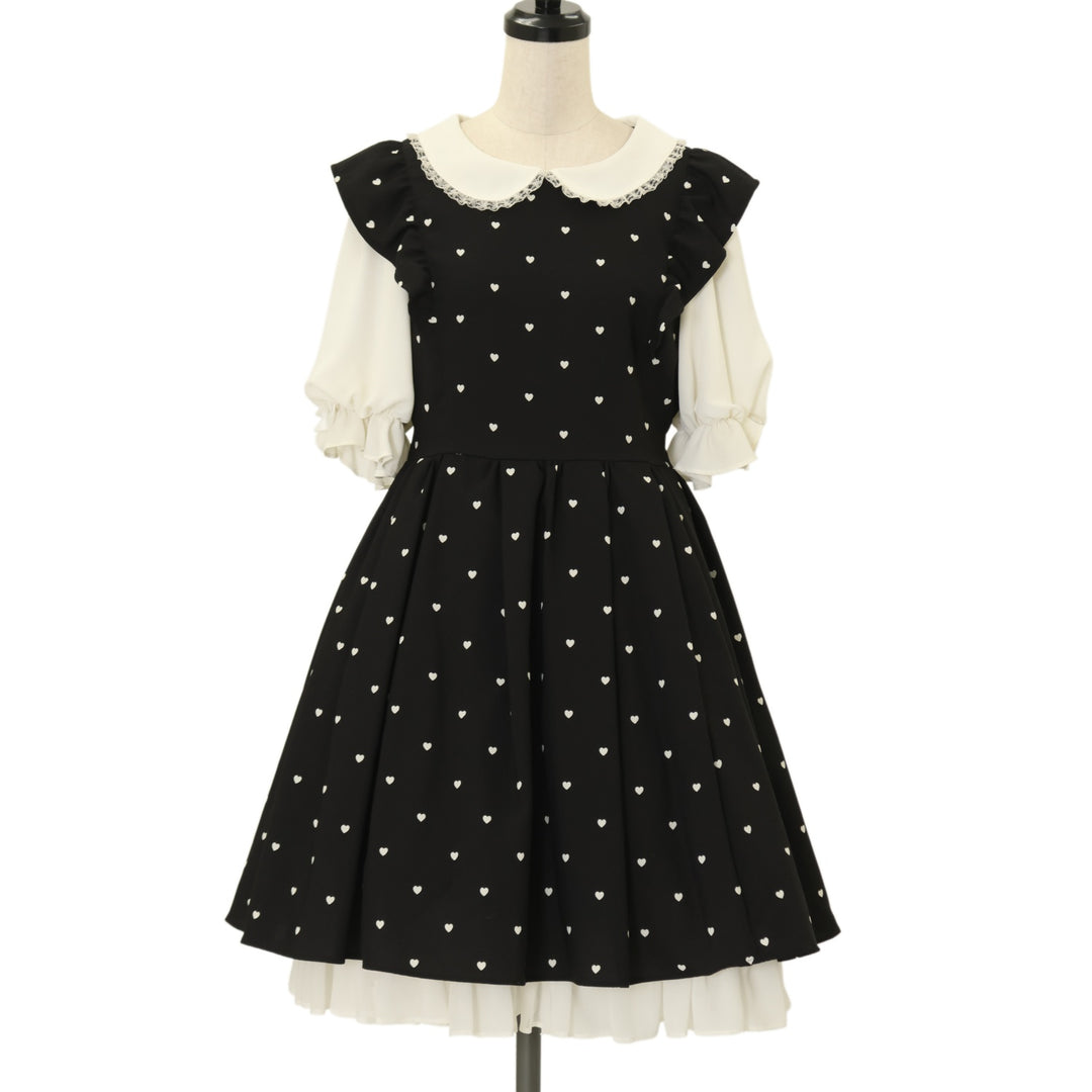 USED】【mille fille closet/Mサイズ】heart dollyワンピース | その他