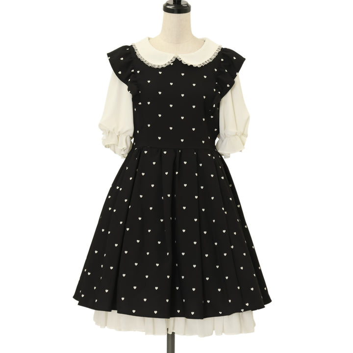 USED】【mille fille closet/Mサイズ】heart dollyワンピース | その他