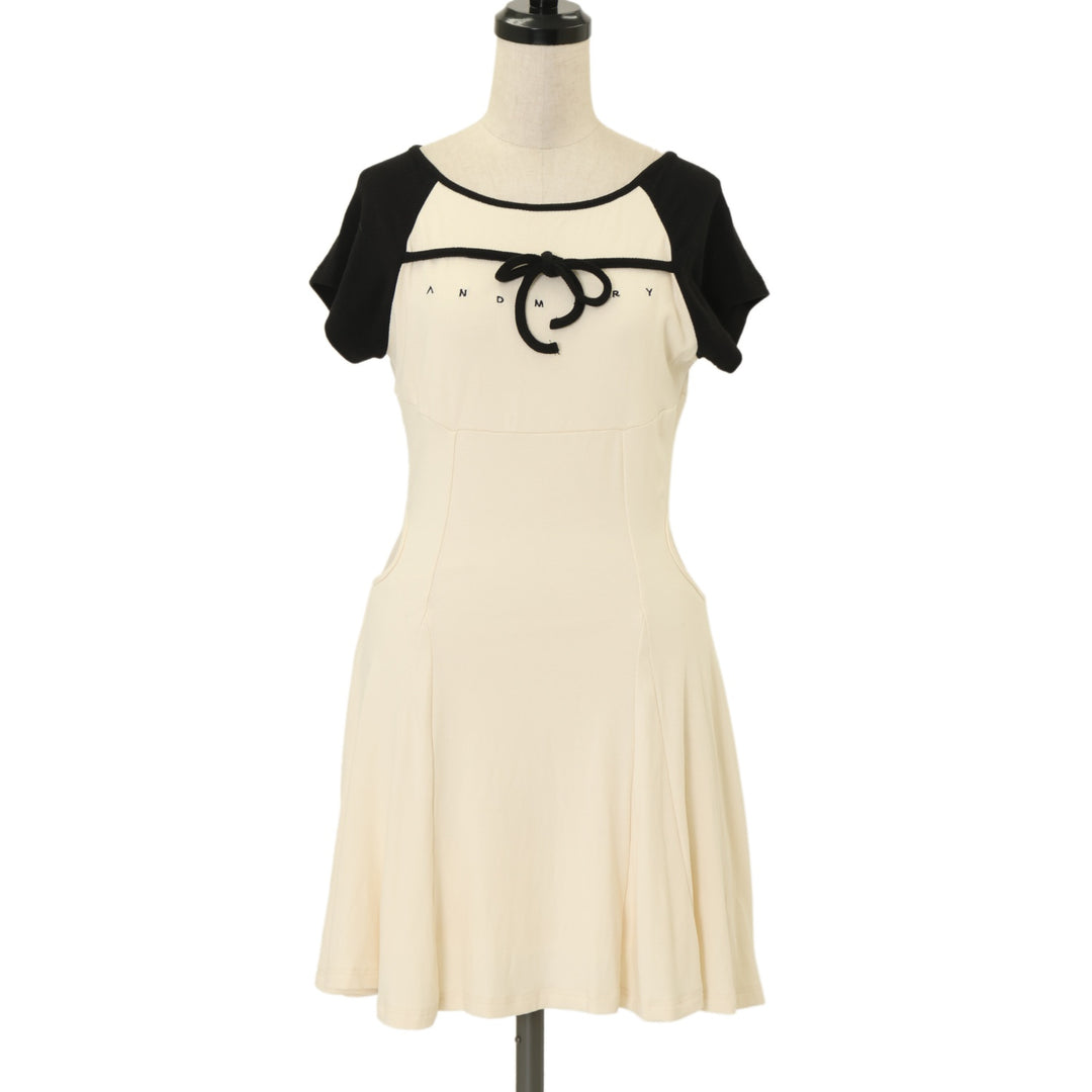 USED】Mary logo flare mini dress | ANDMARY | ロリータ ゴスロリ
