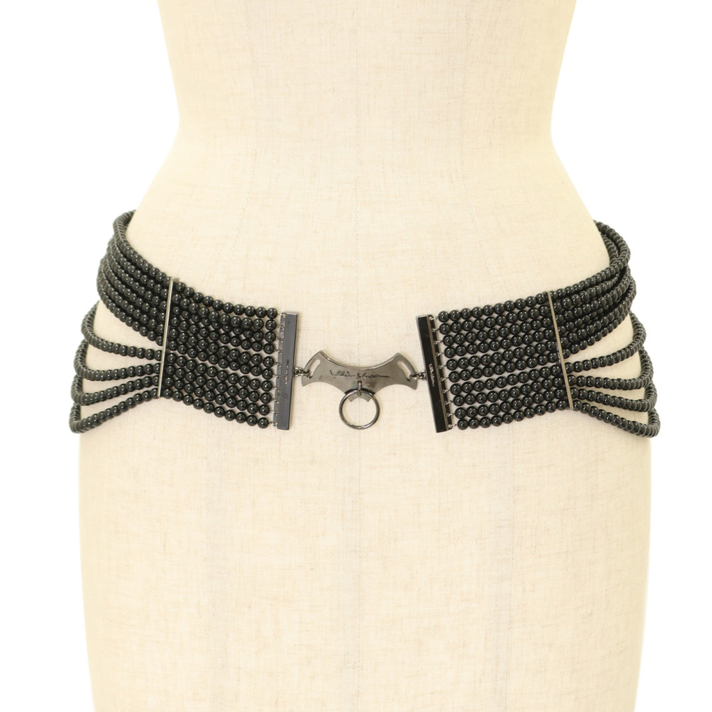 訳あり美品☆アリスアウアア☆定番アイテム☆バックルベルト☆alice auaa☆ USED】10連パールベルト | alice auaa Wunderwelt Online Shop