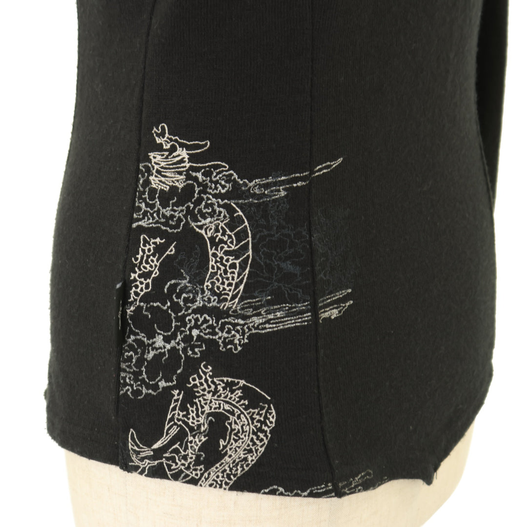 人気商品、廃盤、ozz croce、チャイナ、刺繍編み隠れドラゴンフリーサイズ USED】croce 編み上げデザイントップス | Ozz On | ロリータ ゴスロリ