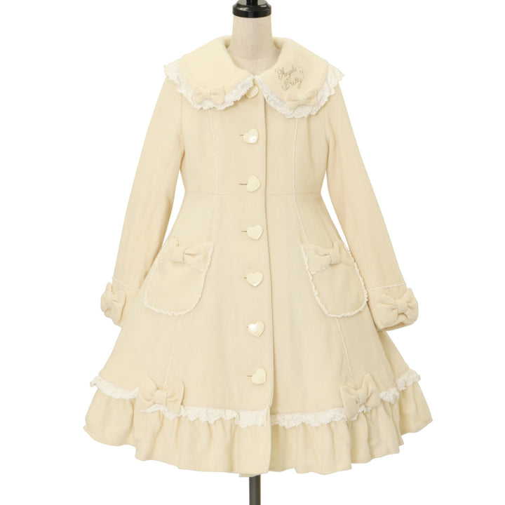 USED】襟ロゴ刺繍Sweetコート | Angelic Pretty | ロリータ ゴスロリ