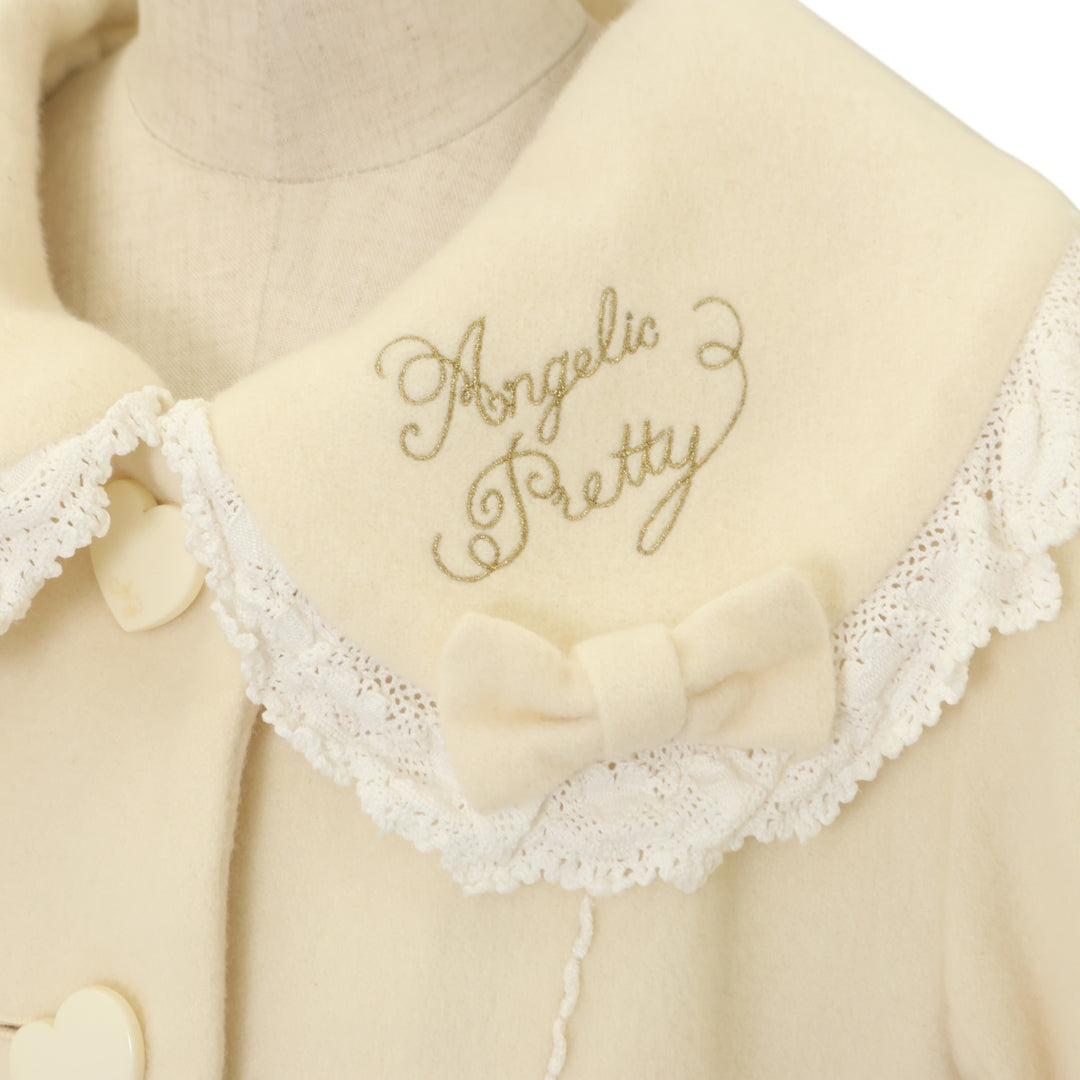 USED】襟ロゴ刺繍Sweetコート | Angelic Pretty | ロリータ ゴスロリ