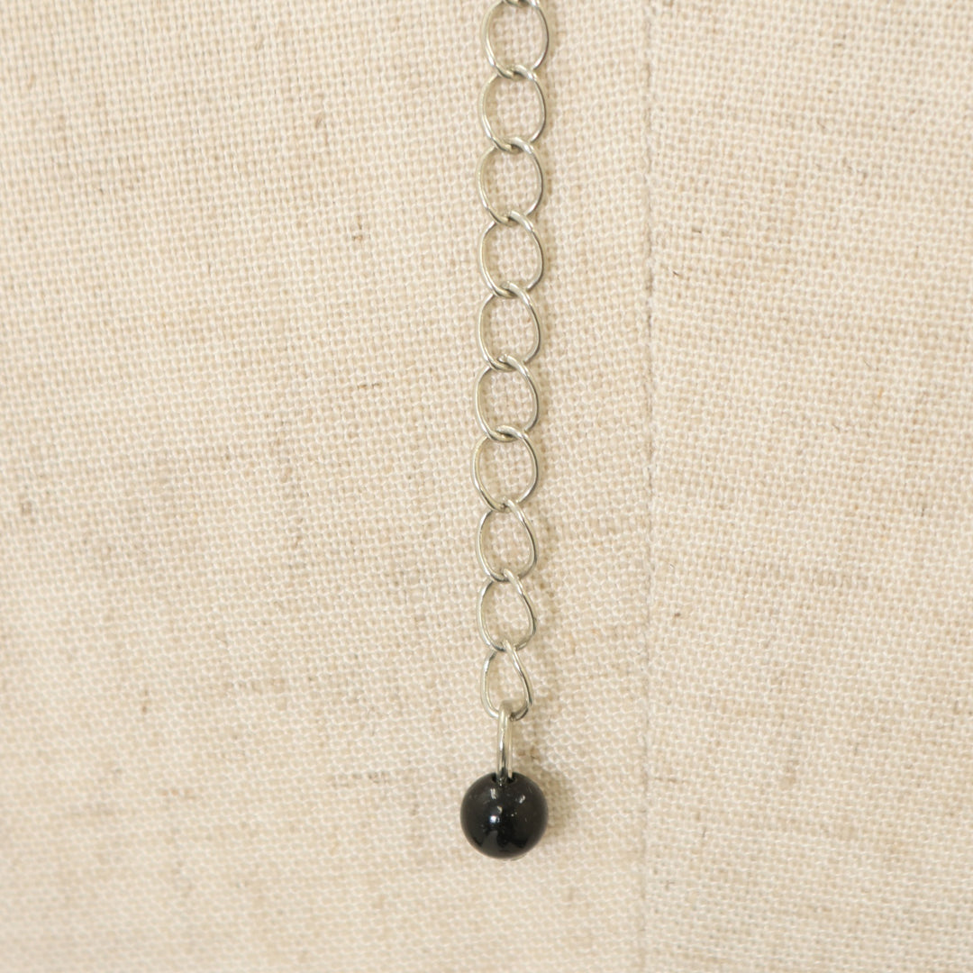 USED】【MRcorset】CHAIN AND CROSS CHOKER (Red×Black) | MAJOH