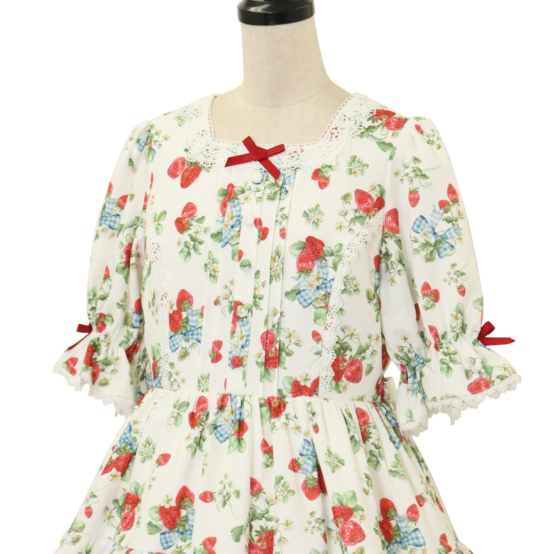 新品タグ付き！axes femme kawaii クラシックベリーワンピース　M USED】【axes femme kawaii/Mサイズ】クラシックベリーワンピース