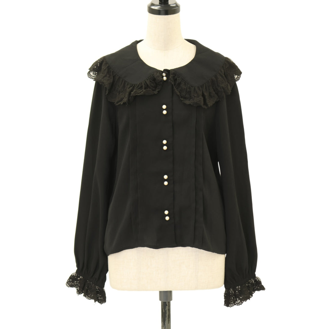 USED】【Mサイズ】レース襟ブラウス | Ank Rouge Wunderwelt Online