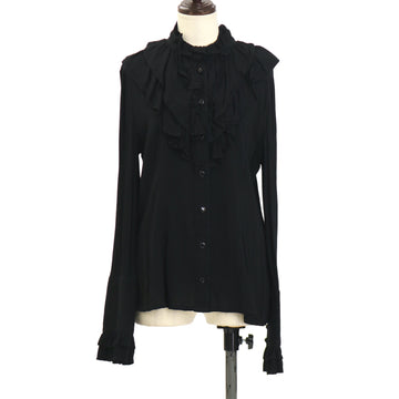 USED】【Men】蝙蝠カラーブラウス(黒×白) | Moi-même-Moitié