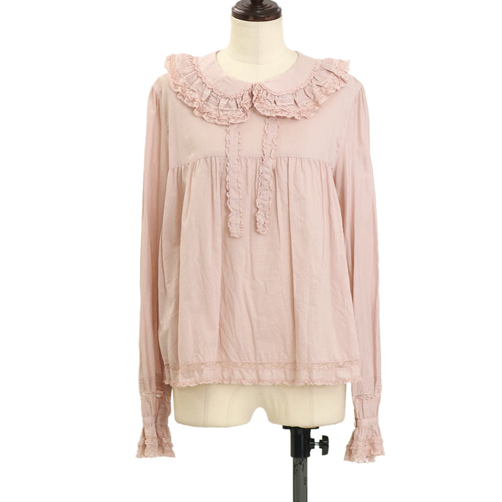 USED】ピンタック襟プルブラウス | PINK HOUSE Wunderwelt Online Shop