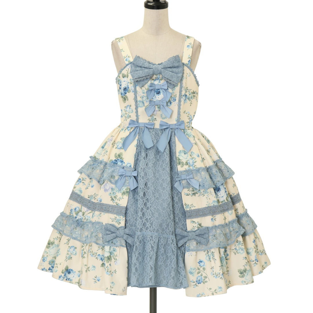 USED】【axes femme kawaii/Mサイズ】アンティークローズ柄ジャンパー