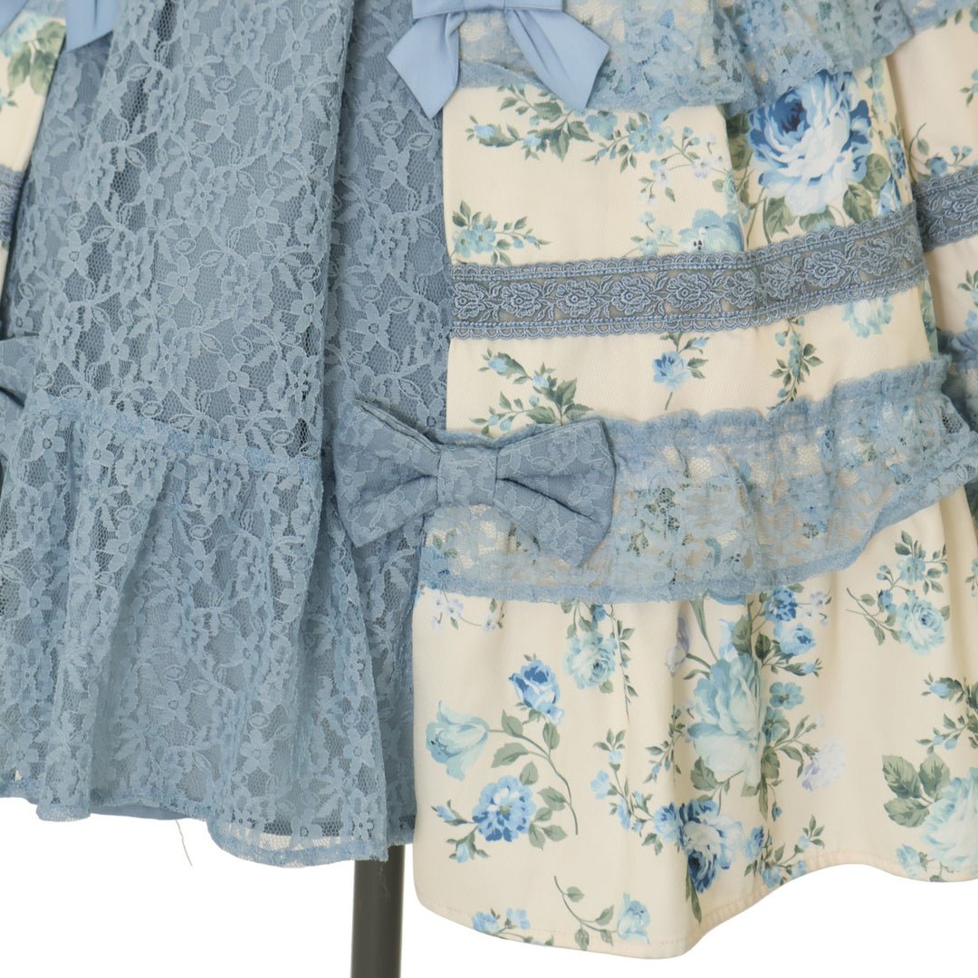 USED】【axes femme kawaii/Mサイズ】アンティークローズ柄ジャンパー