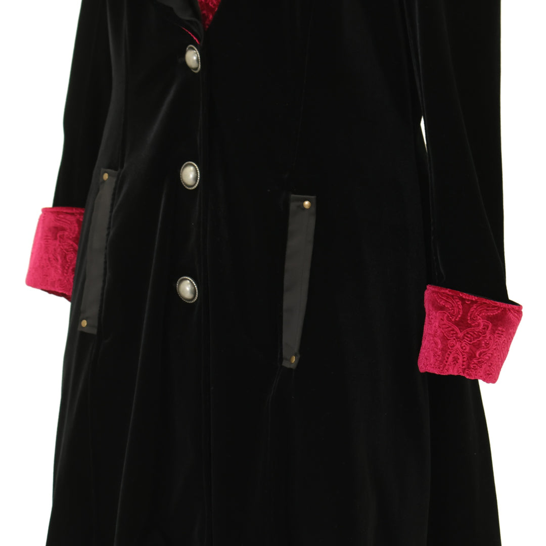 HAUTE VINCENZO DE COTIIS ベロアトレンチコート44 USED】Blood 配色ベロアコート | h.NAOTO Wunderwelt Online Shop