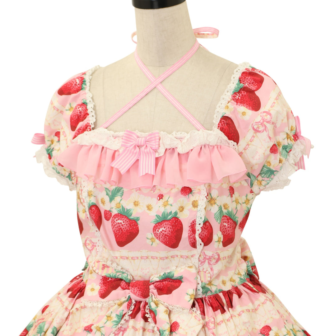 USED】Strawberry Whipミニ袖ワンピース | Angelic Pretty Wunderwelt