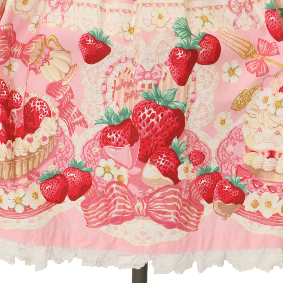 USED】Strawberry Whipミニ袖ワンピース | Angelic Pretty Wunderwelt