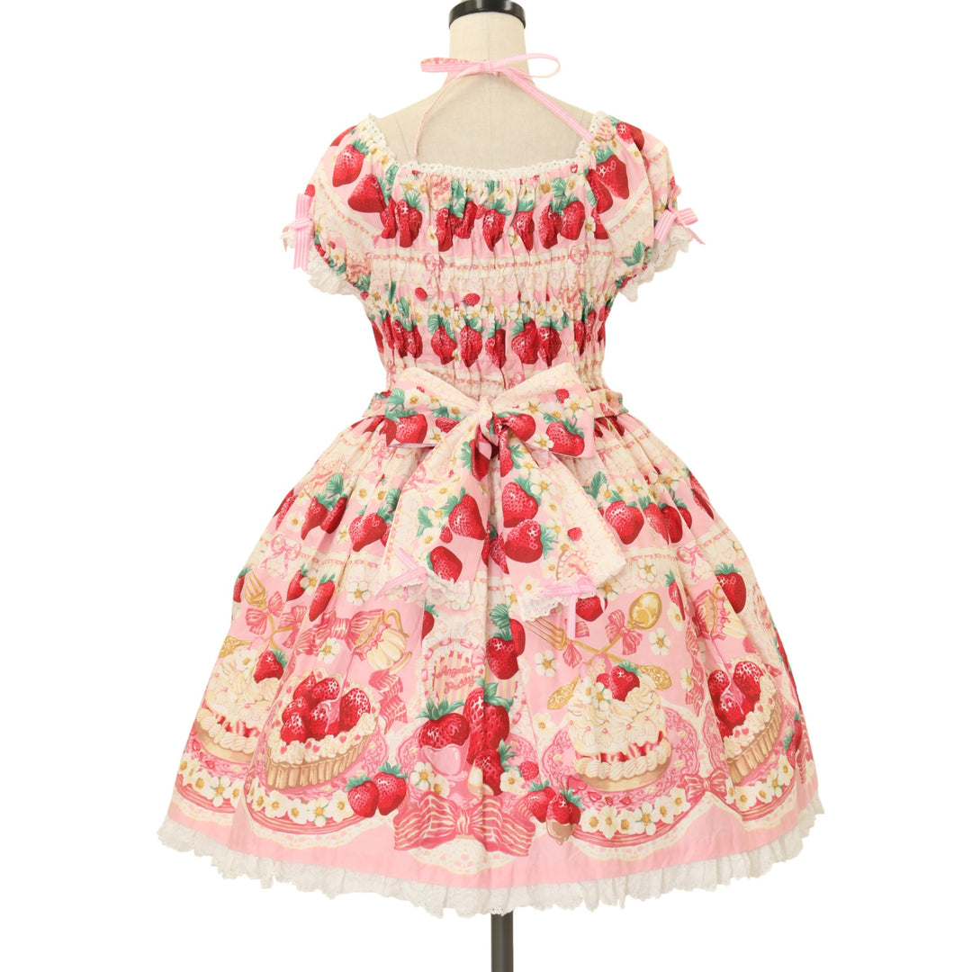 Strawberry様おまとめ中！ USED】Strawberry Whipミニ袖ワンピース | Angelic Pretty Wunderwelt