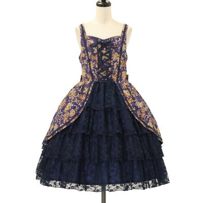 USED】ギンガム配色肩リボンジャンパースカート | Angelic Pretty