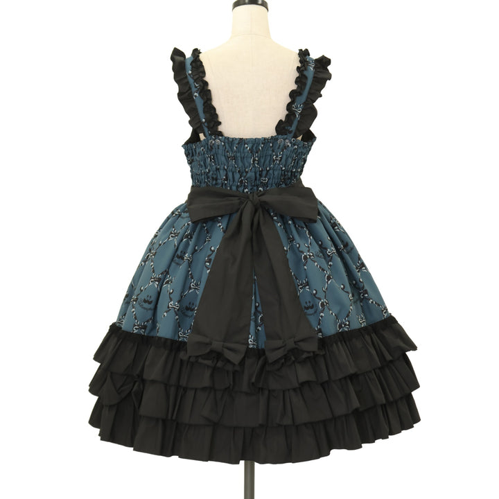 USED】Dressy Ribbon フリルジャンパースカート | metamorphose