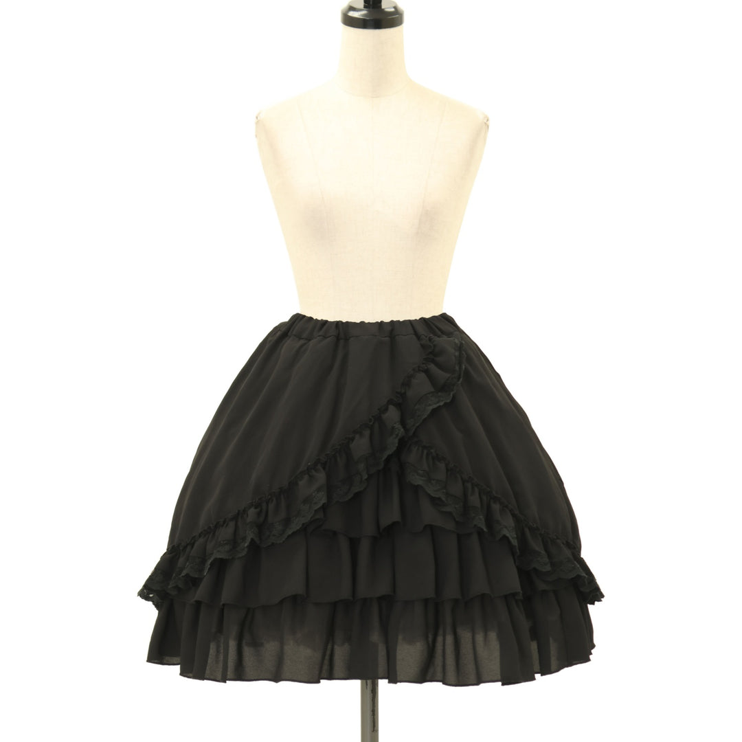 コスプレ衣装 ATELIER PIERROT Ruffle Chiffon Skirt USED】Victorian