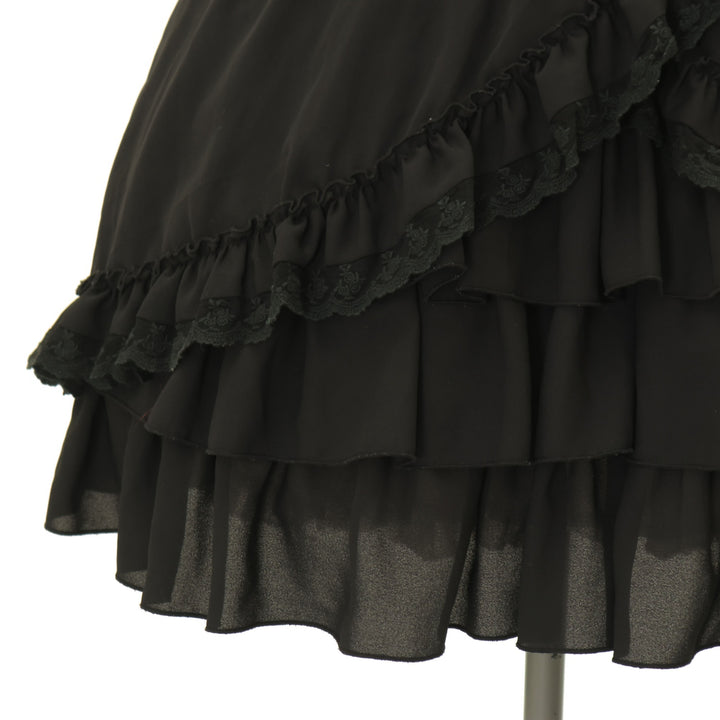 USED】Victorian Ruffle Chiffon Skirt | ATELIER-PIERROT Wunderwelt