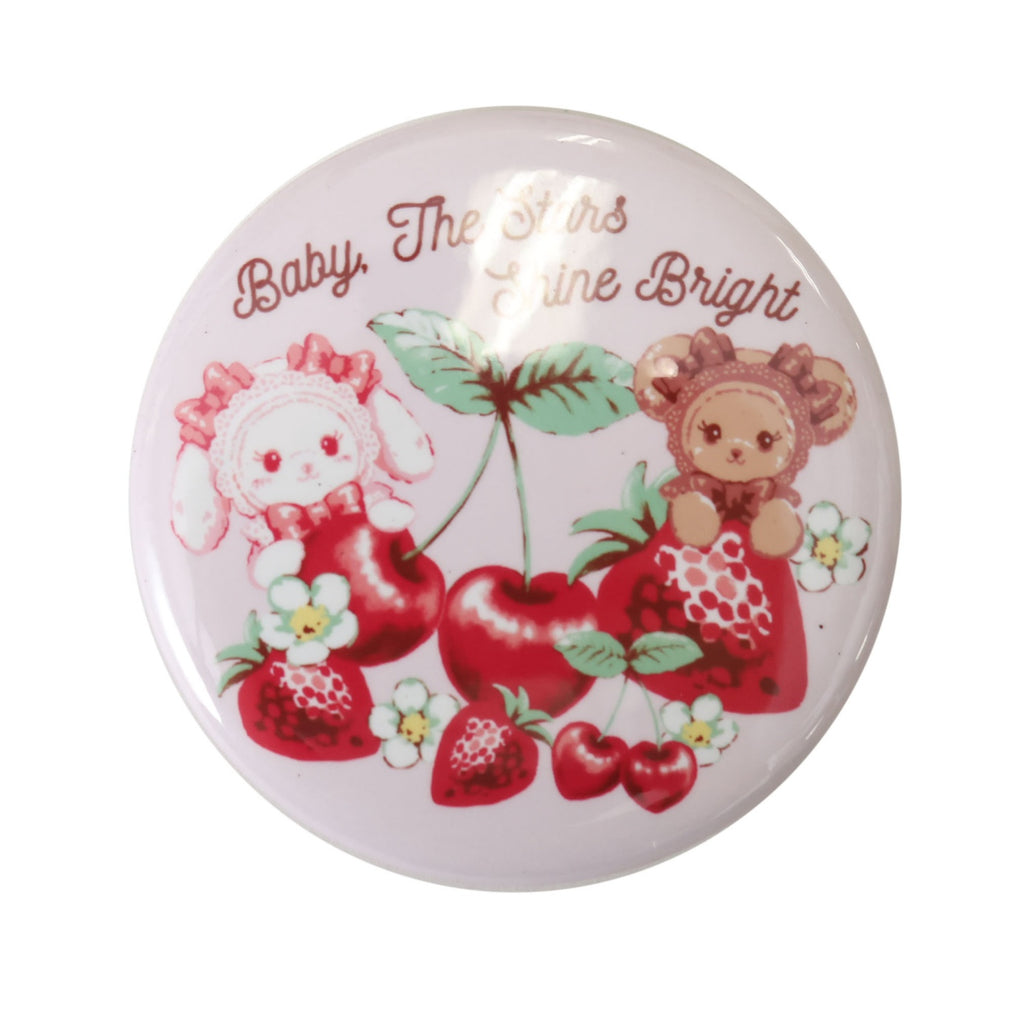 USED】くみゃちゃんのいちごとさくらんぼ缶バッジ | BABY, THE STARS