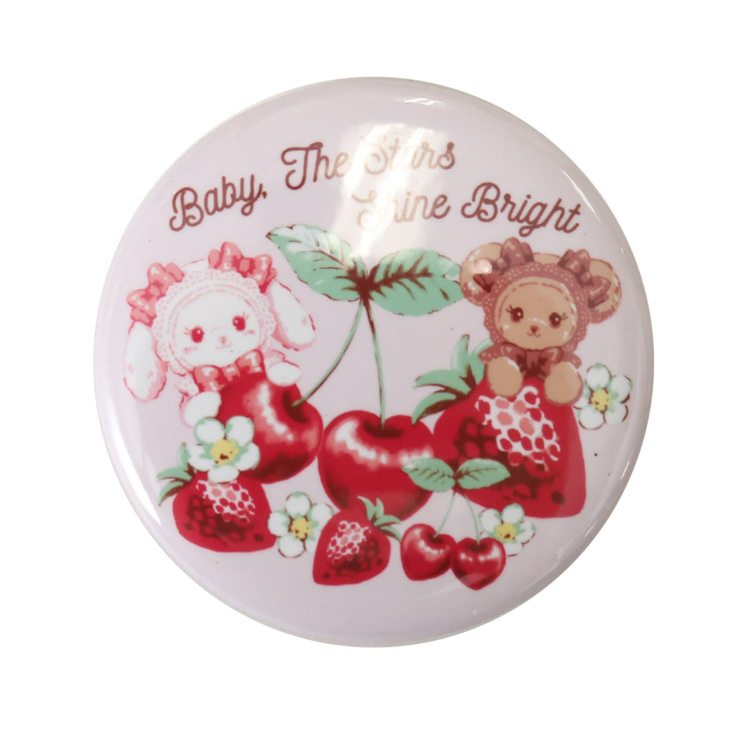 USED】くみゃちゃんのいちごとさくらんぼ缶バッジ | BABY, THE STARS