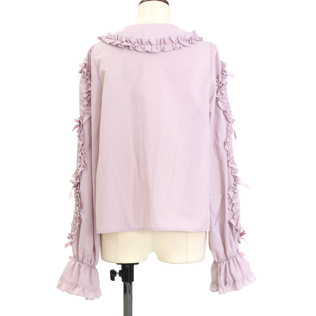 USED】【Mサイズ】フリルブラウス | Chalmiere Wunderwelt Online Shop