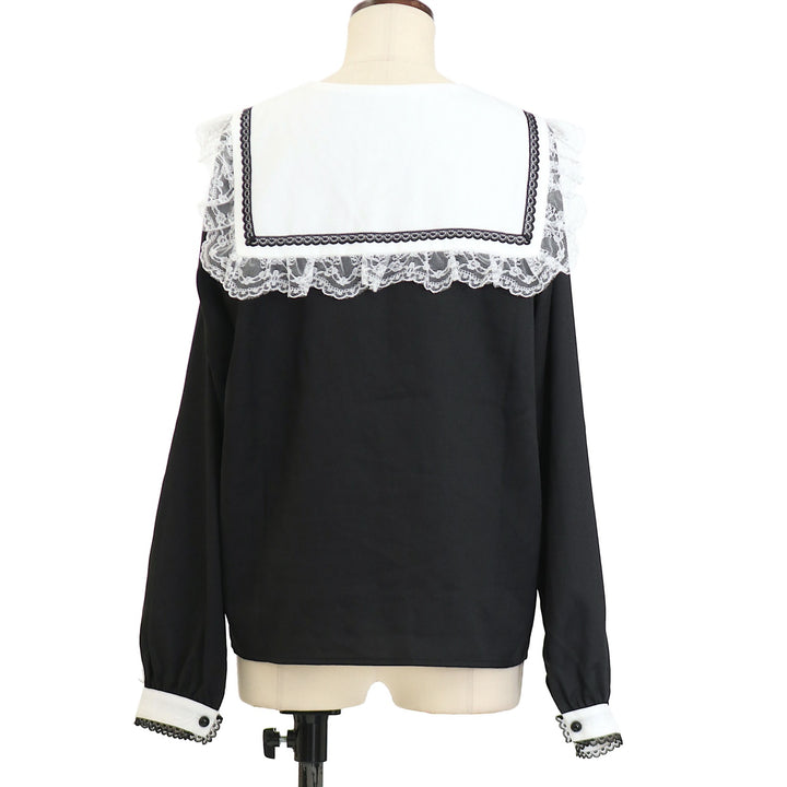 USED】ベルト付きクロス刺繍ブラウス | MA*RS Wunderwelt Online Shop