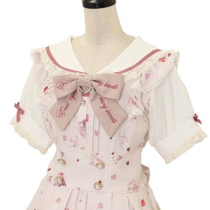 USED】Many Hearts Afternoontea柄ワンピース（半袖） | LIZ LISA